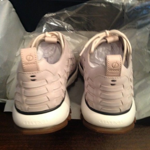 Cole Haan Men's GrandExplore All-Terrain Beige Nubuck Leather Oxfords 11.5M- NIB - Picture 4 of 8